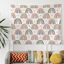 Boho Rainbow Wall Tapestry for Girl Bed Room Birthday Gifts for Her