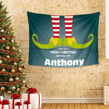 Christmas Socks Wall Decoration Personalized Name Tapestry for Bedroom Home Dorm Apartment Decor new Year's gift