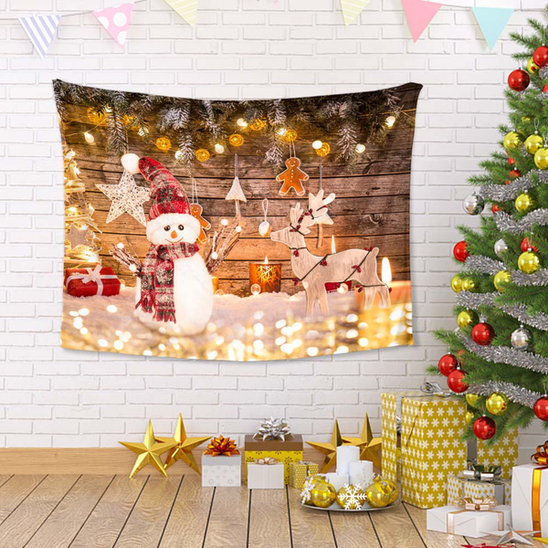 Wall Hanging Tapestry Big Moon Fairy Tale Holiday New Year Christmas Party Decoration