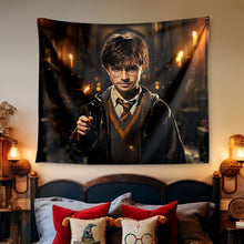 Custom Face Hermione Tapestry Portrait from Personalized Photo Wall Decor Harry Potter Gifts for Her - customphototapestry