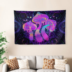 Mushroom tapestry Psychedelic Tapestry Wall Art Nature Home Decorations for Living Room