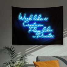 Custom Text Short Plush Wall Decor Neon Wall Tapestry Hanging Painting