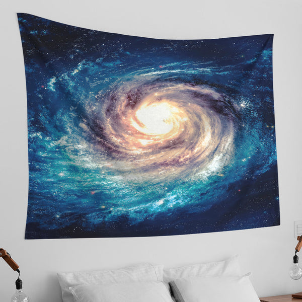 Galaxy Tapestry Sky Tapestry Space Tapestry 3D Milky Way Hippie Mandala Bohemian Living Room Bedroom Decoration