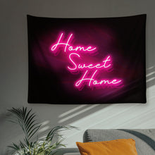 Neon Wall Tapestry Custom Text Short Plush Wall Decor Hanging Painting