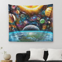 Universe Tapestry Planet of the Earth Outer Space Hanging Decor for Living Room Bedroom Dorm