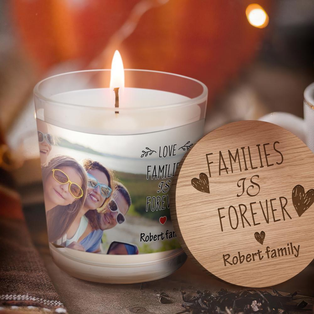 FAMILIES IS FOREVER Strong Scented Candles Wax Eco-friendly Natural And Vegan Home Fragrance Forest Fragrance Candles
