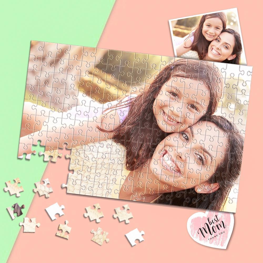 Personalized Photo Puzzle DIY Picture Puzzle 35-1000 Pieces Photo Puzzle Gift for Mom