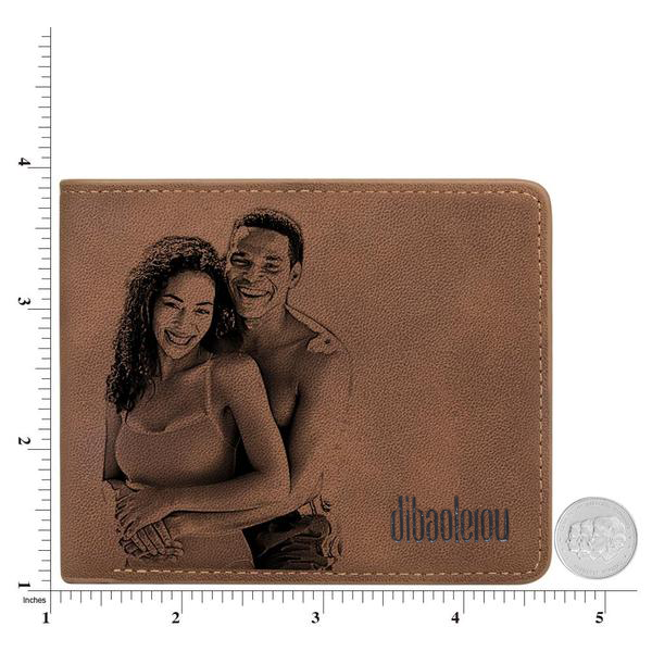 Birthday Gifts Custom Photo Wallet Personalized Engraved Wallet
