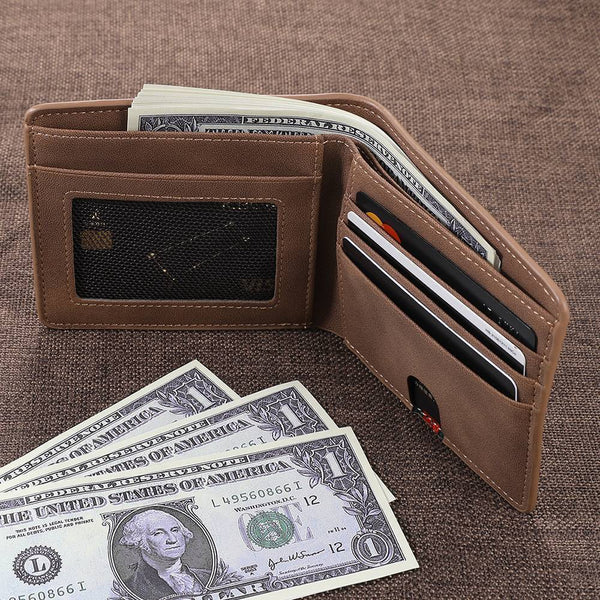 Photo Wallet Men's Personalized Engraved Wallet for Dad