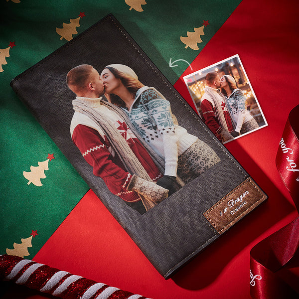Custom Photo Wallet Christmas Gifts for Her Personalized Wallet Engraved Wallet
