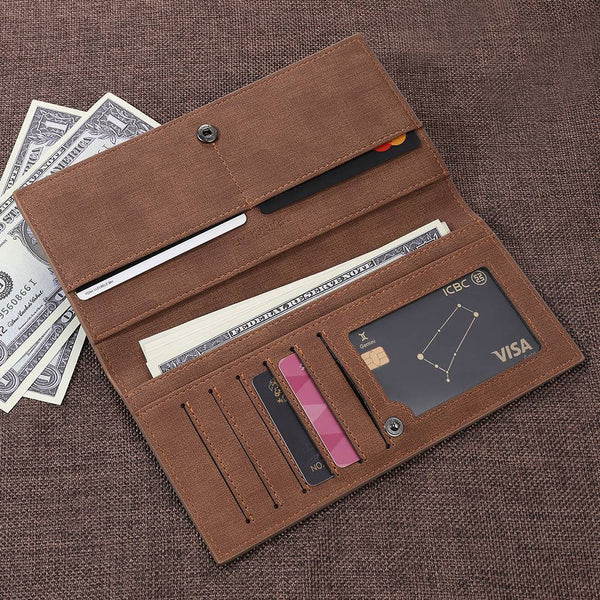 Custom Photo Wallet | Personalized Wallet | Couple Bifold Long Style Wallet