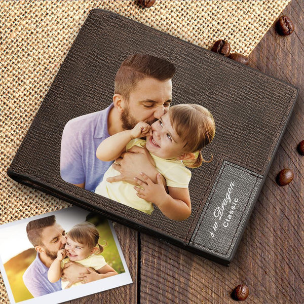 Men's Custom Photo Wallet - Best Dad