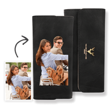 Personalized Wallet | Custom Photo Wallet | Women's Trifold Long Leather Wallet | Color Printing