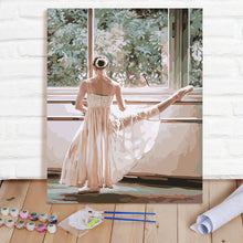 Custom Photo Painting Home Decor Wall Hanging-Ballet Painting DIY Paint By Numbers