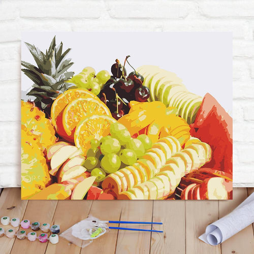Christmas Gifts Custom Photo Painting Home Decor Wall Hanging-Fruit Painting DIY Paint By Numbers