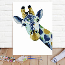Custom Photo Painting Home Decor Wall Hanging-Giraffe Painting DIY Paint By Numbers
