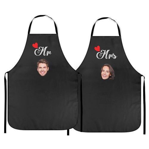Custom Kitchen Cooking Apron with Couple Apron