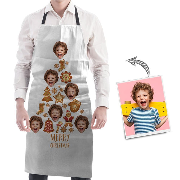 Custom Photo Apron Personalized Funny Design Apron Christmas Gifts