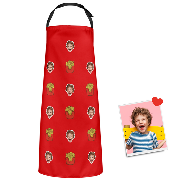 Custom Face Apron - French fries