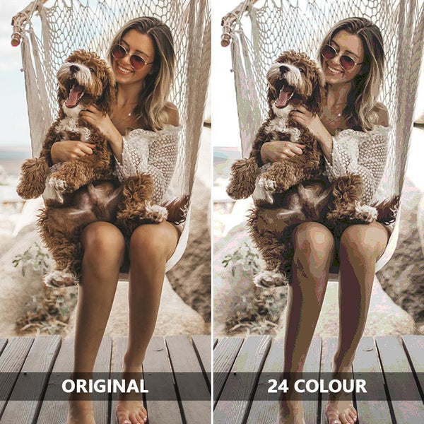 Custom Photo DIY Paint By Numbers for Adult 24 Colors - 30*40cm