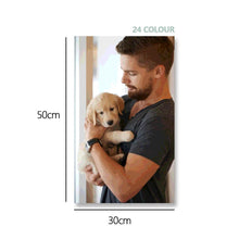 Custom Photo DIY Paint By Number Canvas Roll 24 Colors - 30*50cm