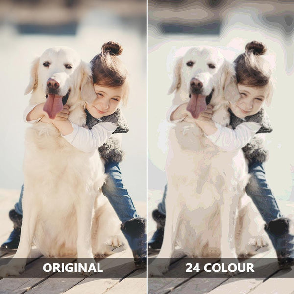 Custom Photo DIY Paint By Numbers Kits 36 Colors - 30*50cm