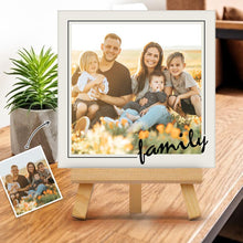 Custom Family Frame Tabletop Canvas Print Gift for Family