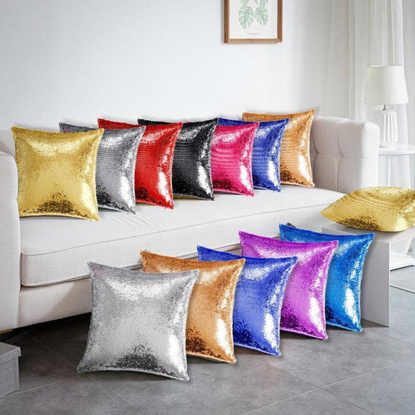 Custom Photo Sequin Pillow Silver Color Sequin Cushion 15.75inch*15.75inch