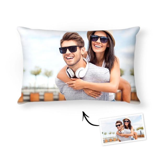 Gfit for Her Custom Couple Pillow Personalized Rectangular Pillow Personalized Text Cushion