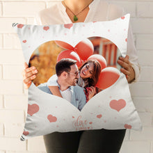 Custom Throw Pillow Engraved with I love You