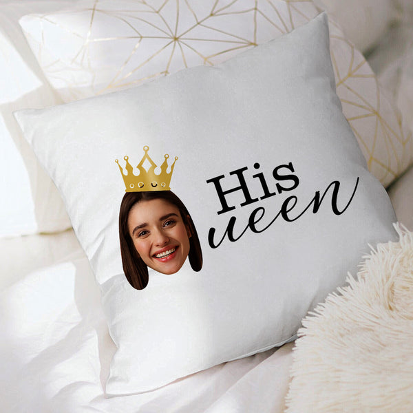 Custom Throw Pillow Personalized Pillow with Small Crown