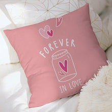 Throw Pillow Love Throw Pillow Personalized Warm Pink Pillow