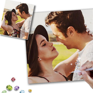 DIY Custom Photo Diamond Painting Kits Fall-in-Love  Last Minute DIY Gifts for Boyfriend