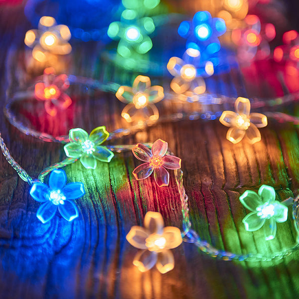 Multicolour Flower Shape Decorative String Light LED Light