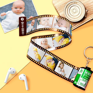 Spotify Code Scannable Custom Camera Roll Keychain 5-20 Pictures Green Shell Baby Photo Album