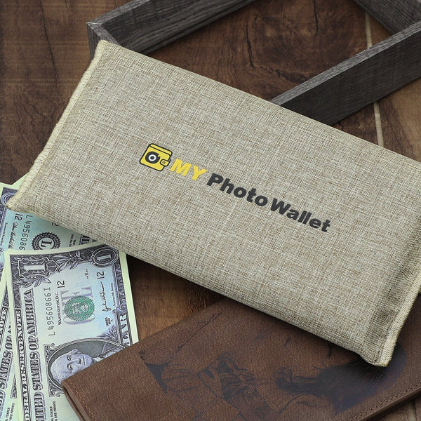 Custom Photo Wallet | Personalized Wallet | Couple Bifold Long Style Wallet