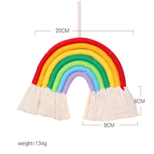 Birthday Gifts for Her Boho Rainbow Home Decor Charm Macrame Bohemian Baby Nursery Children’s Bedroom Colorful Decoration