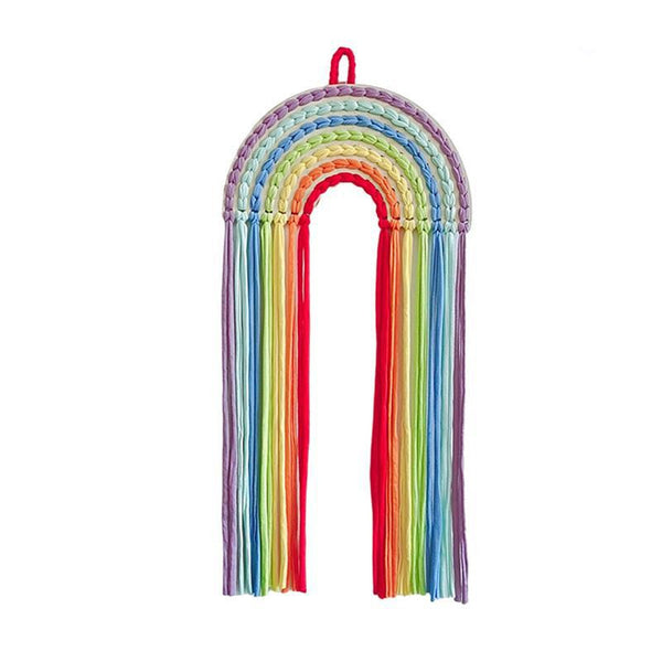 Gifts for Her Boho Rainbow Home Decor Macrame Bohemian Charm Hairpin Storage Bedroom Colorful Decoration