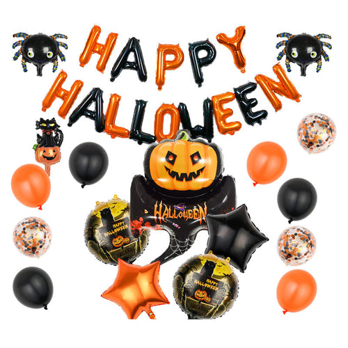 Halloween Party Banner Balloon Decorations Kits for Halloween Party Decorations Supplies