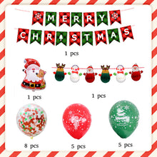 Christmas Balloons Set Banner Latex Balloons for Christmas Party Decorations Supplies - customphototapestry