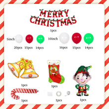 Christmas Party Balloons Set with Merry Banner for Christmas Decorations Supplies - customphototapestry