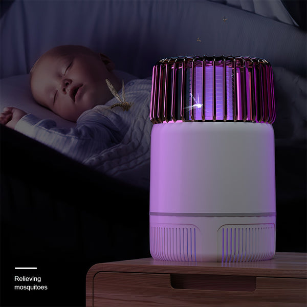 Intelligent Light Mosquito Repellent Lamps Mosquito-Killer Lamps LED White Light USB Plug Mosquito Trap