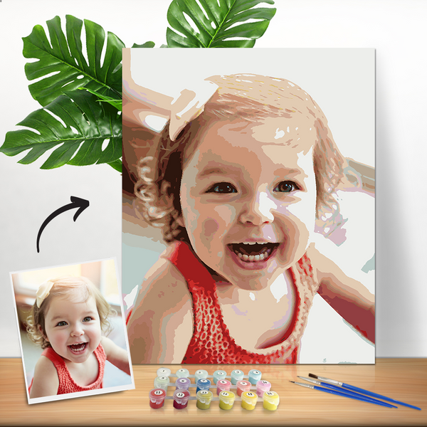 DIY Paint by Number  Photo Wall Decor Oil Paint