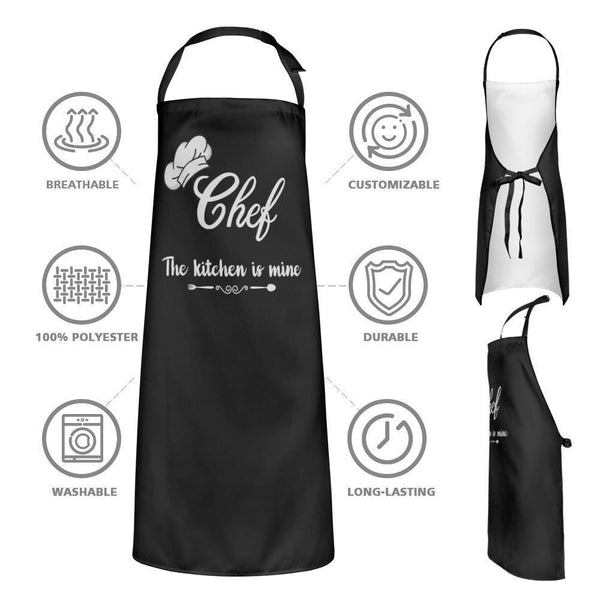 Custom Kitchen Cooking Apron with Your Name and Chef