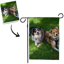 Custom Garden Flag Dog Photo Garden Flag  (12in x 18in)