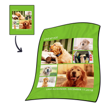 Lovely Pets Personalized 50x60 Fleece Photo Blanket with 6 Photos